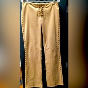 Ralph Lauren Lace up low-rise pants